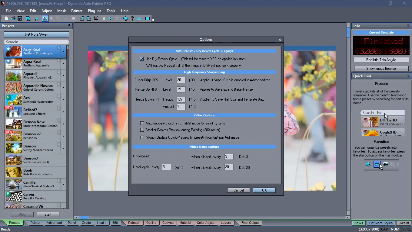 Установка MediaChance Dynamic Auto-Painter PRO 7.02 Portable by polx73 [En]
