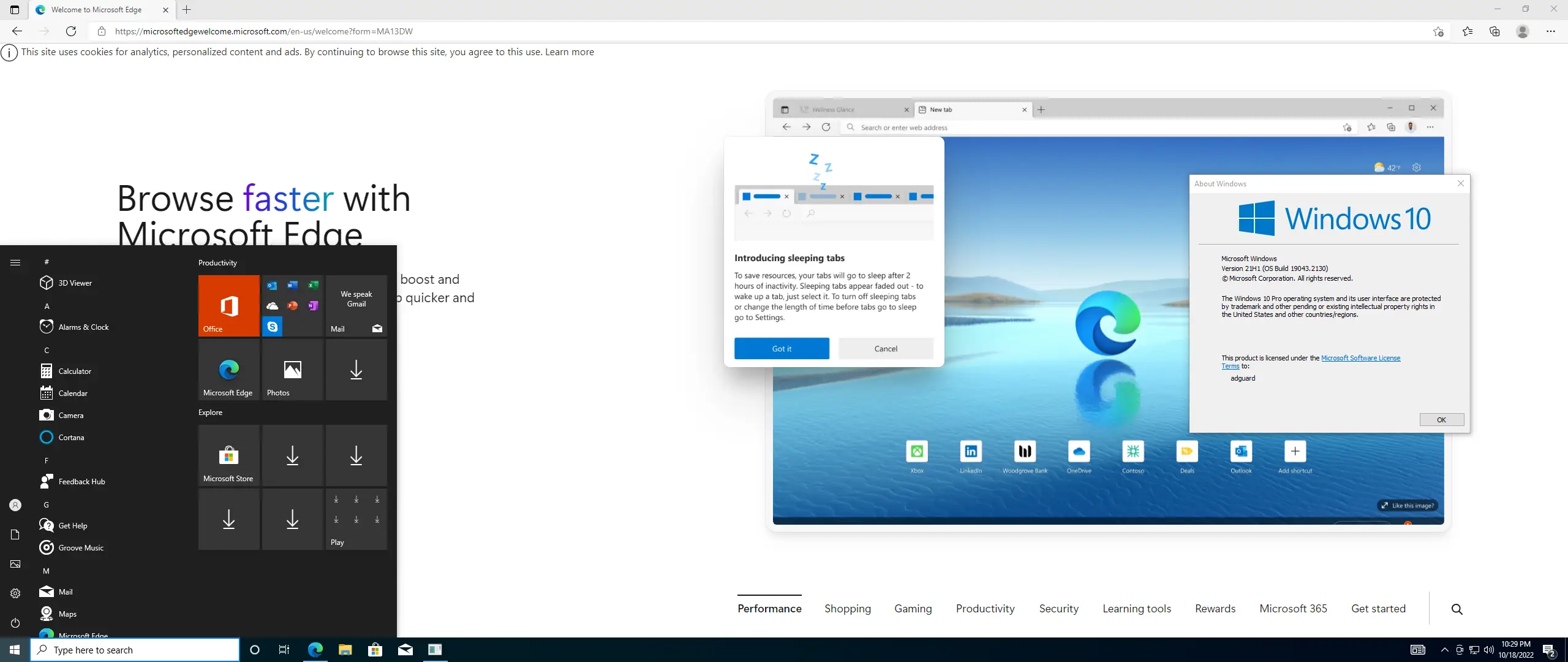 Установка Microsoft Windows 10.0.19043.2130, Version 21H1 (Updated October 2022) - Оригинальные образы от Microsoft MSDN [En]