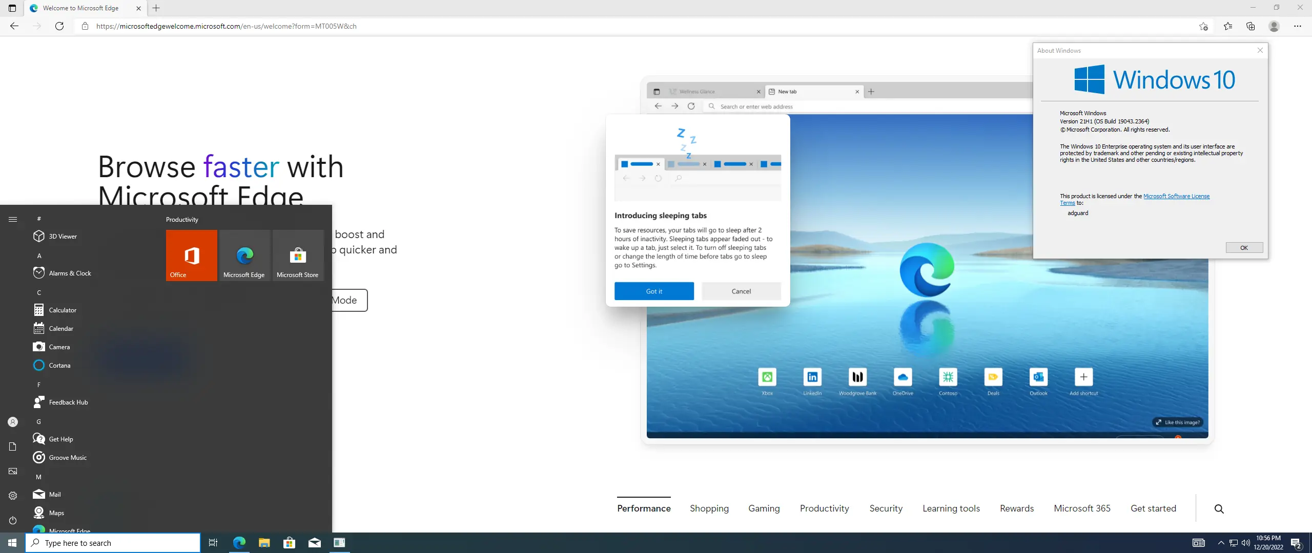 Установка Microsoft Windows 10.0.19043.2364, Version 21H1 (Updated December 2022) - Оригинальные образы от Microsoft MSDN [En]