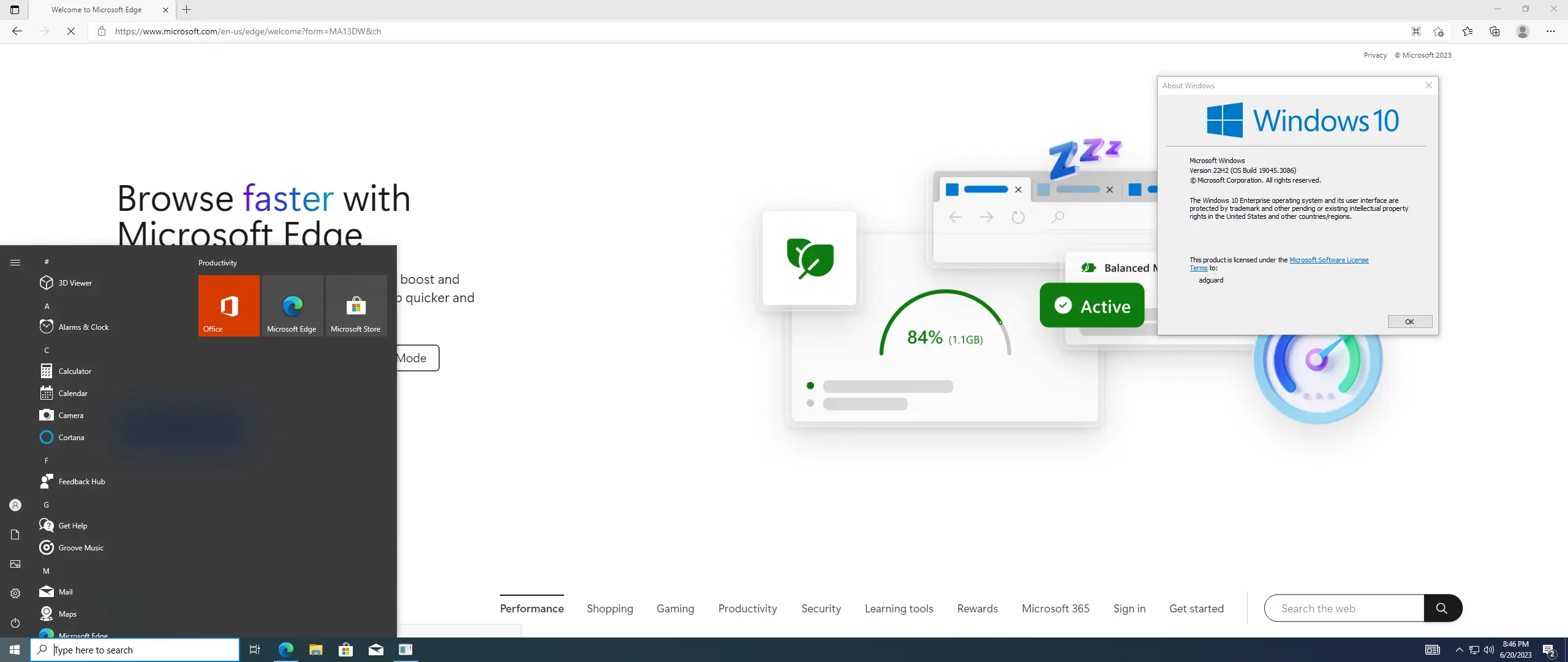 Установка Microsoft Windows 10.0.19045.3086, Version 22H2 (Updated June 2023) - Оригинальные образы от Microsoft MSDN [En]