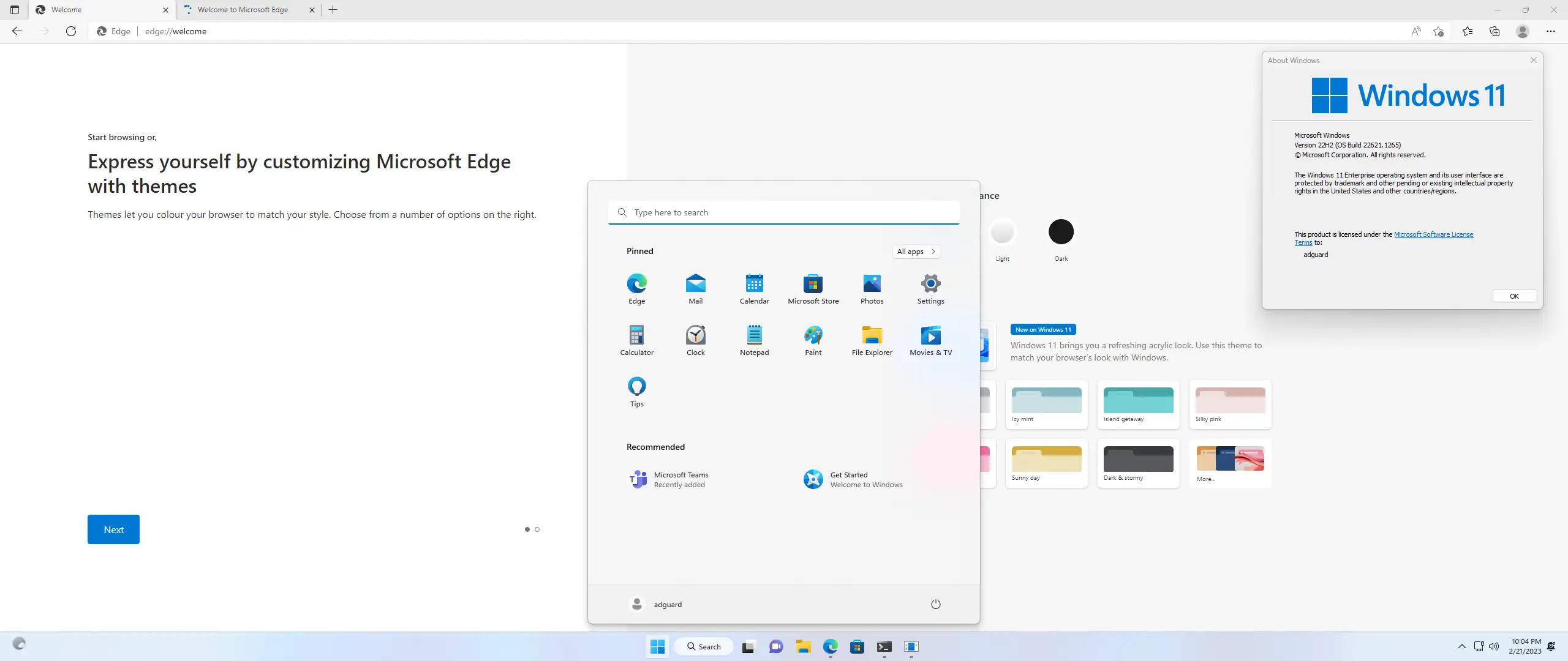 Установка Microsoft Windows 11 [10.0.22621.1265], Version 22H2 (Updated February 2023) - Оригинальные образы от Microsoft MSDN [En]