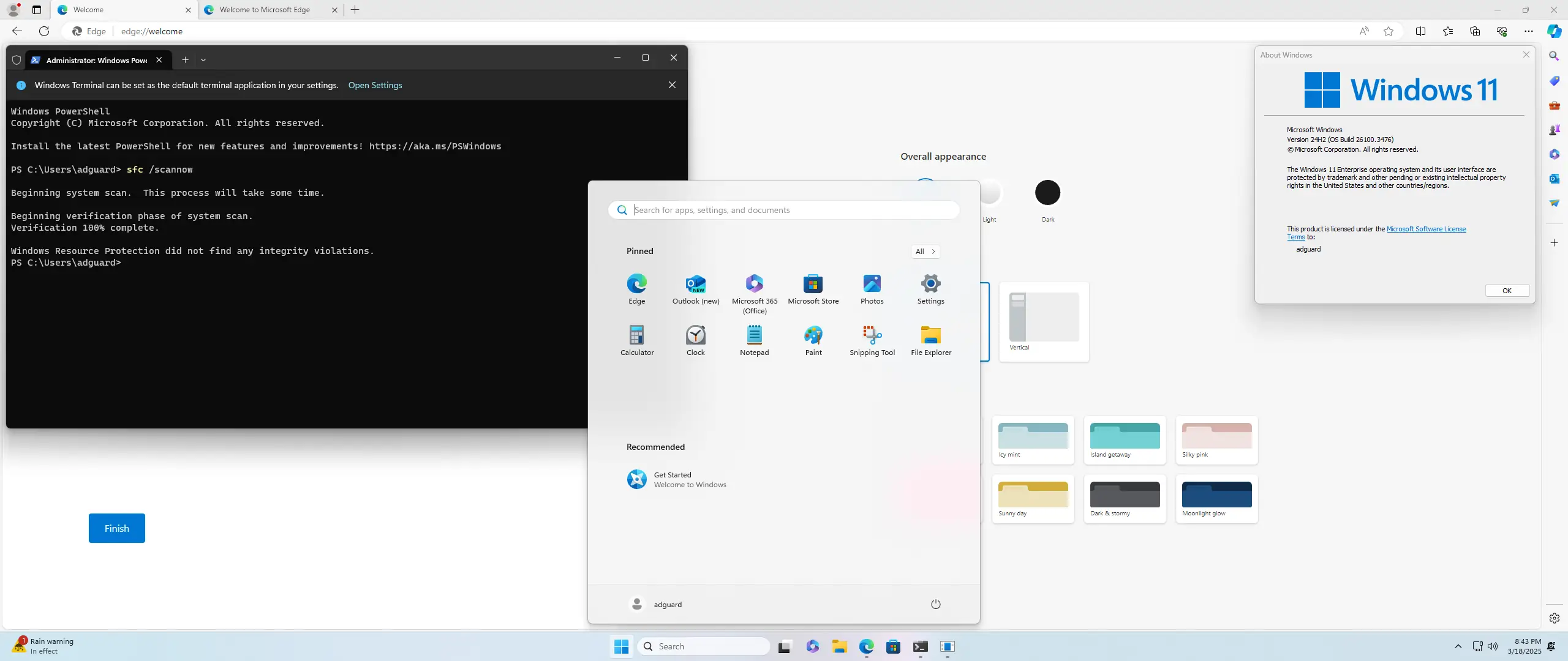 Установка Microsoft Windows 11 [10.0.26100.3476], Version 24H2 (Updated March 2025) - Оригинальные образы от Microsoft MSDN [En]