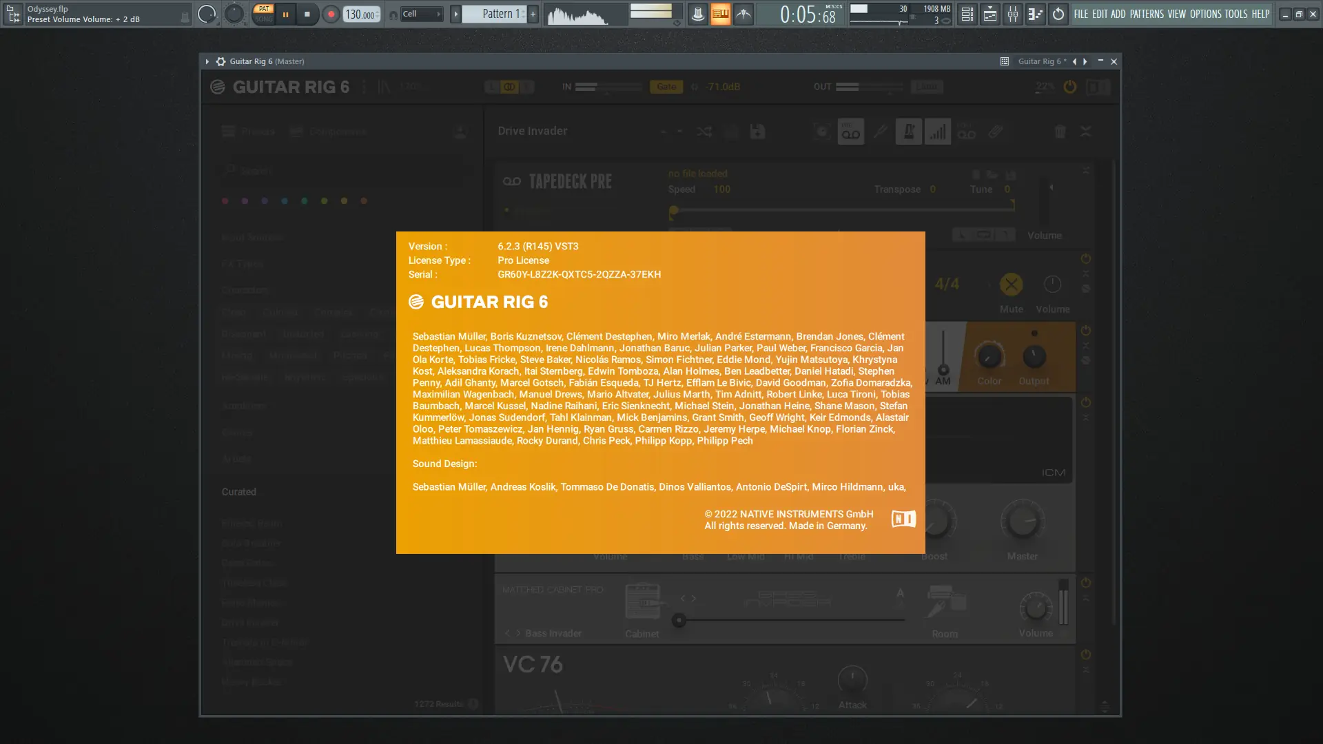 Установка Native Instruments - Guitar Rig 6 Pro 6.2.3 STANDALONE, VST, VST3, AAX (x64) [En]