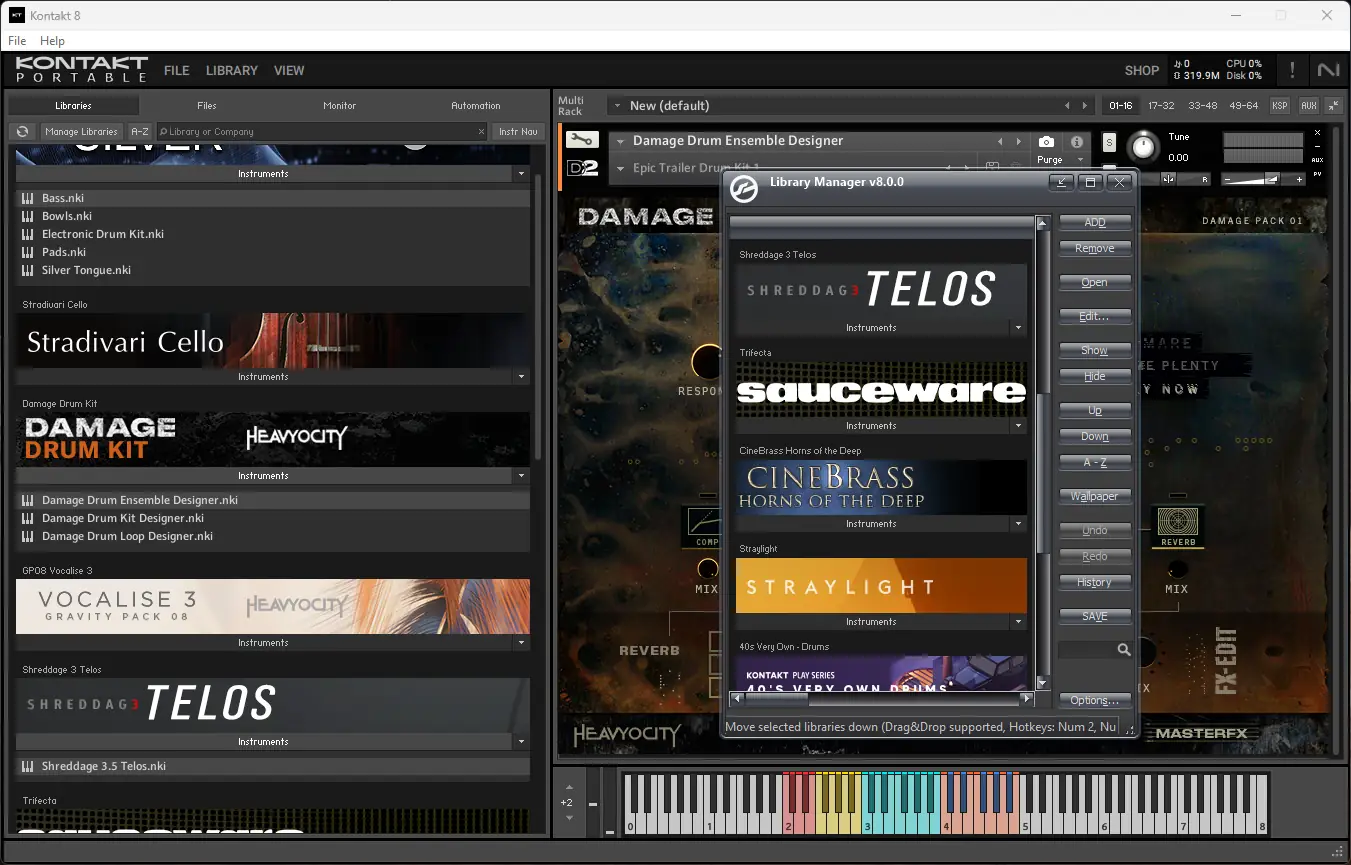Установка Native Instruments - Kontakt 8.0.1 STANDALONE, VSTi, VSTi 3, AAX (x64) Portable by vkDanilov [En]