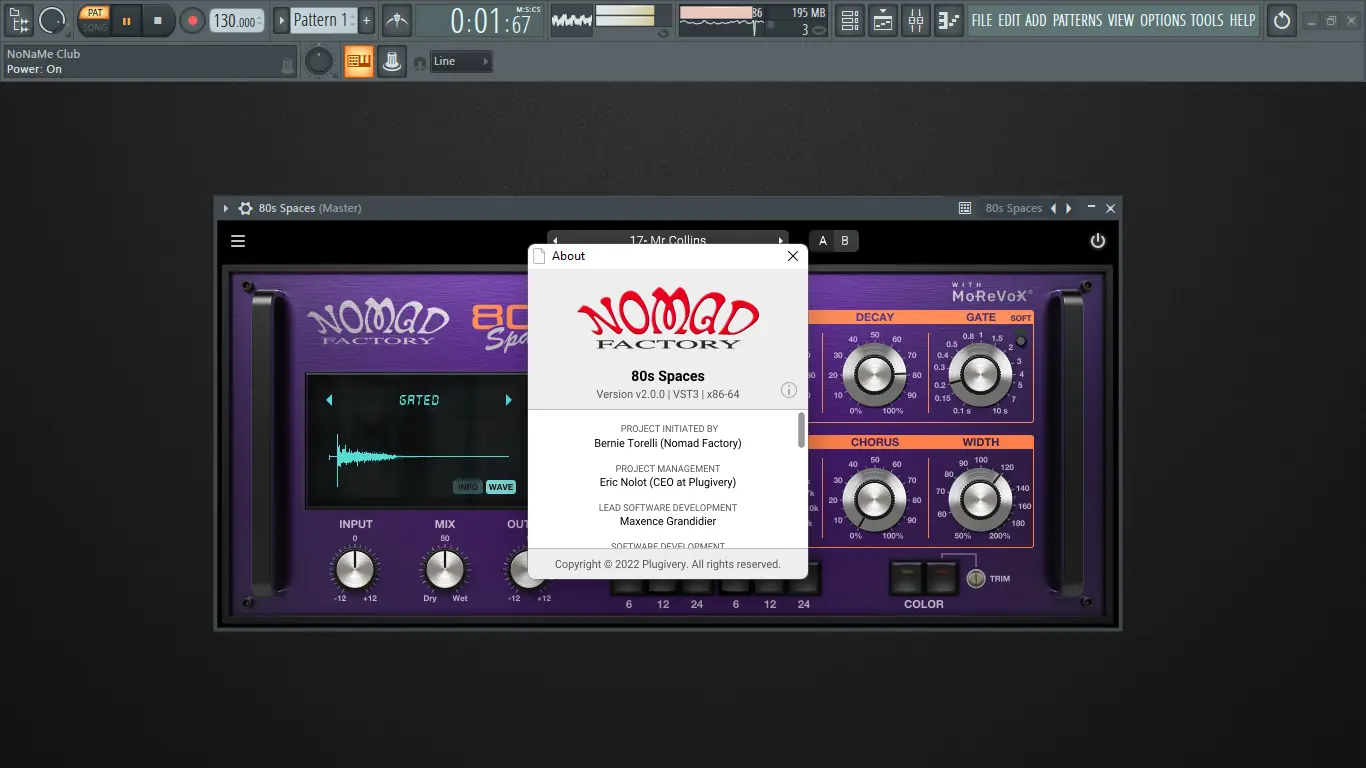 Установка Nomad Factory - 80s Spaces 2.0.0 VST, VST3, AAX (x64) [En]