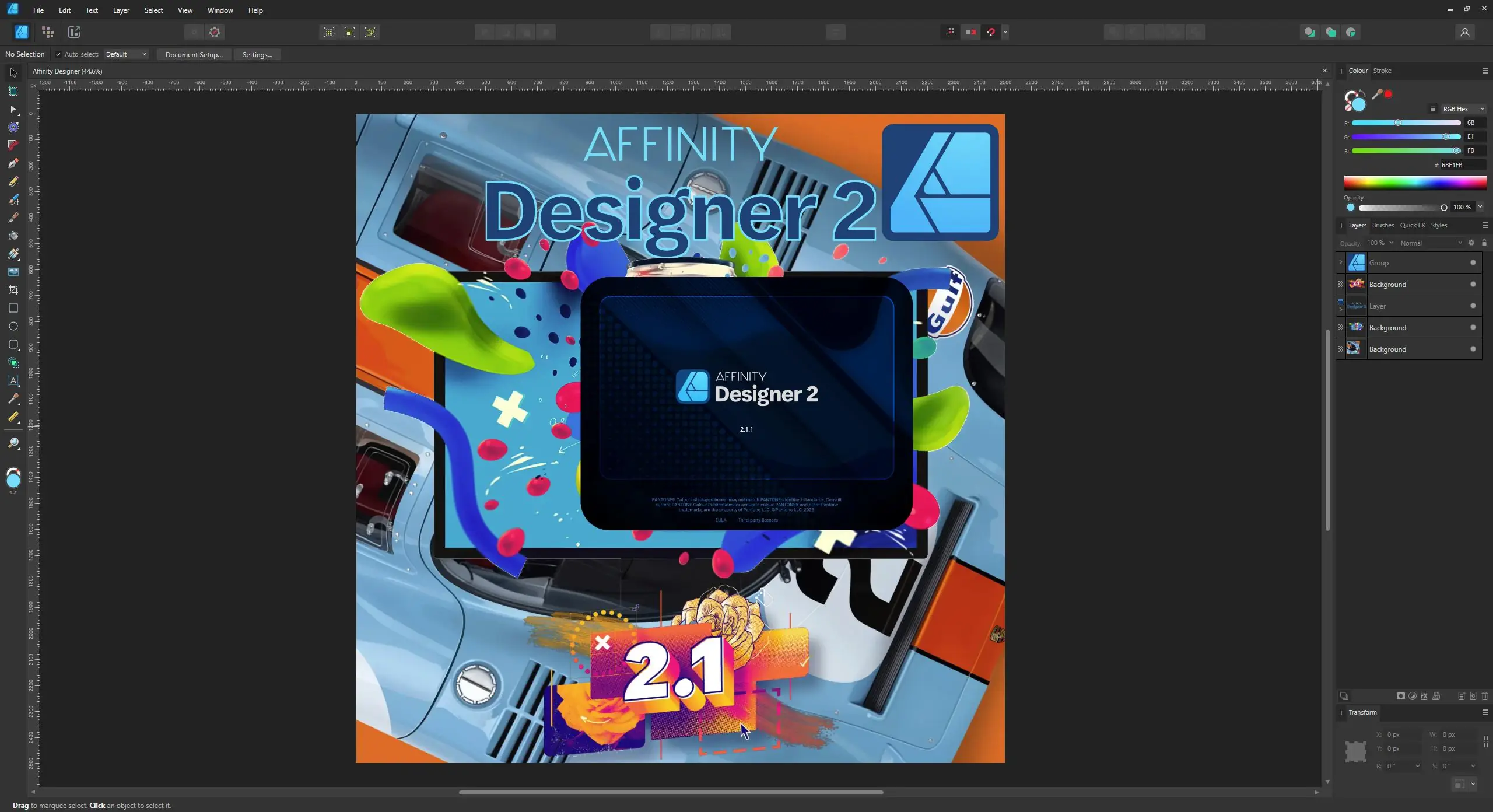 Установка Serif Affinity Designer 2.1.1.1847 RePack by AlekseyPopovv [Multi]