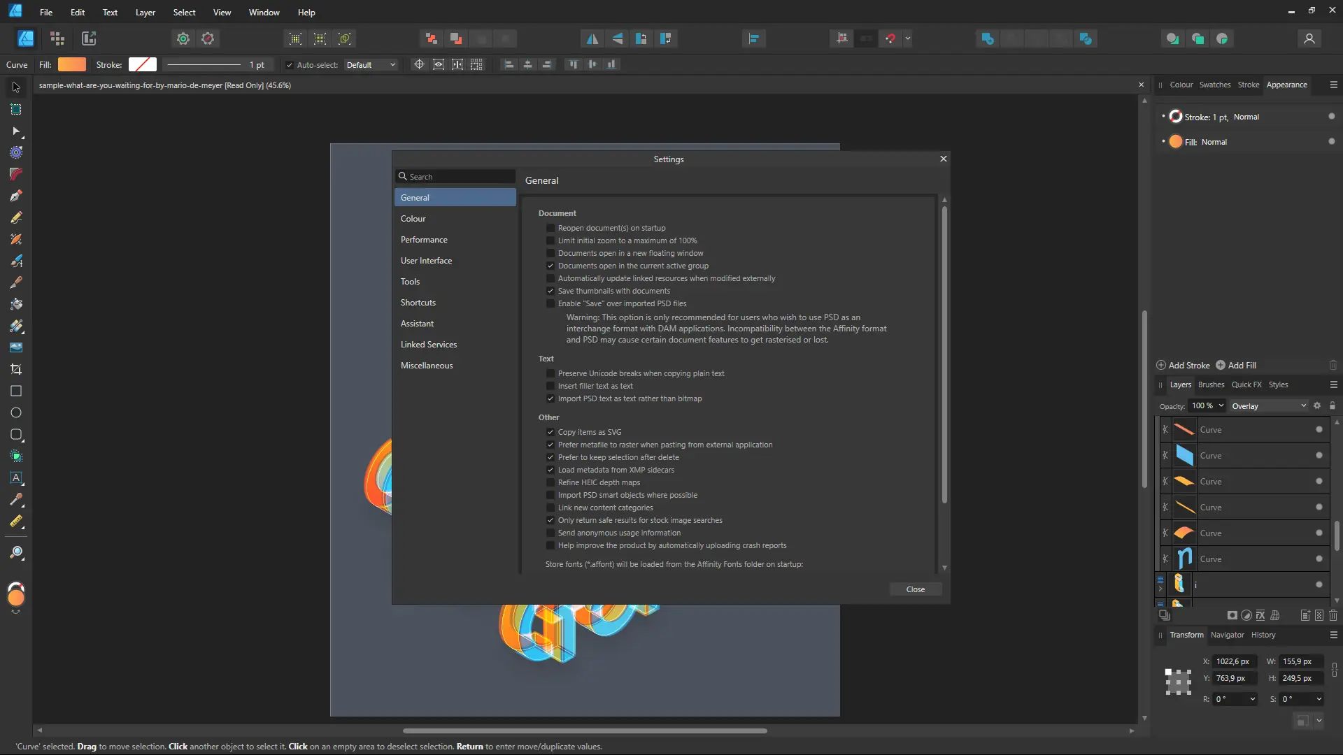 Установка Serif Affinity Designer 2.5.6.2887 RePack (& Portable) by elchupacabra [Multi]