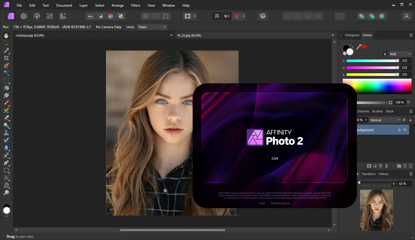 Установка Serif Affinity Photo 2.0.4.1701 RePack by KpoJIuK [Multi]