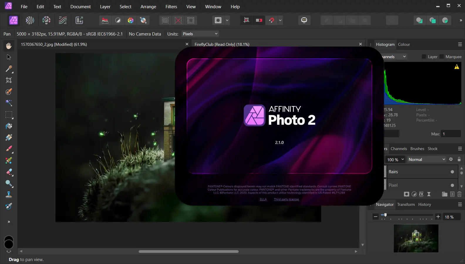 Установка Serif Affinity Photo 2.1.0.1799 RePack by KpoJIuK [Multi]