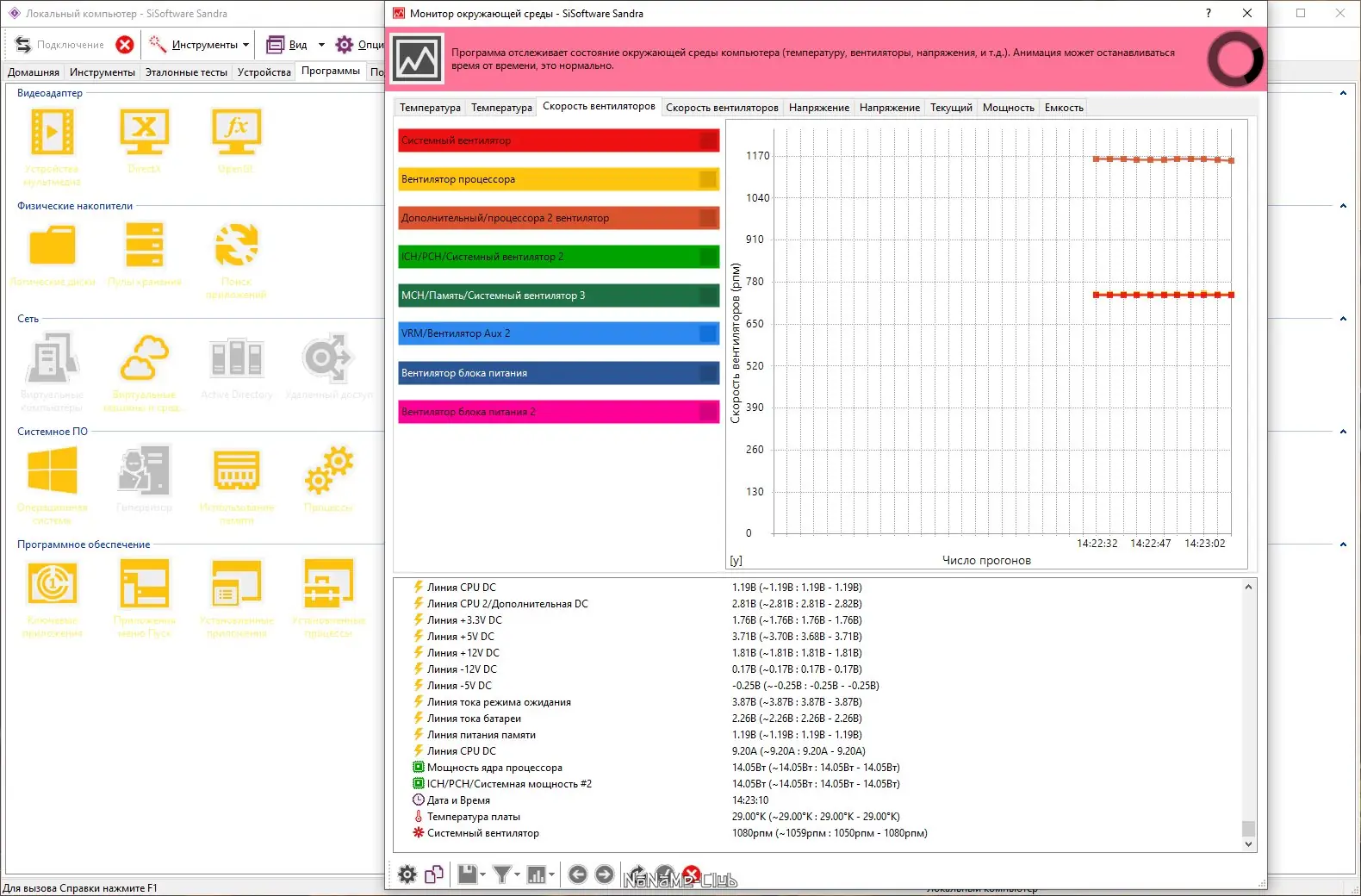 Установка SiSoftware Sandra Lite 20 21 R18 (версия 31.112) [Multi Ru]