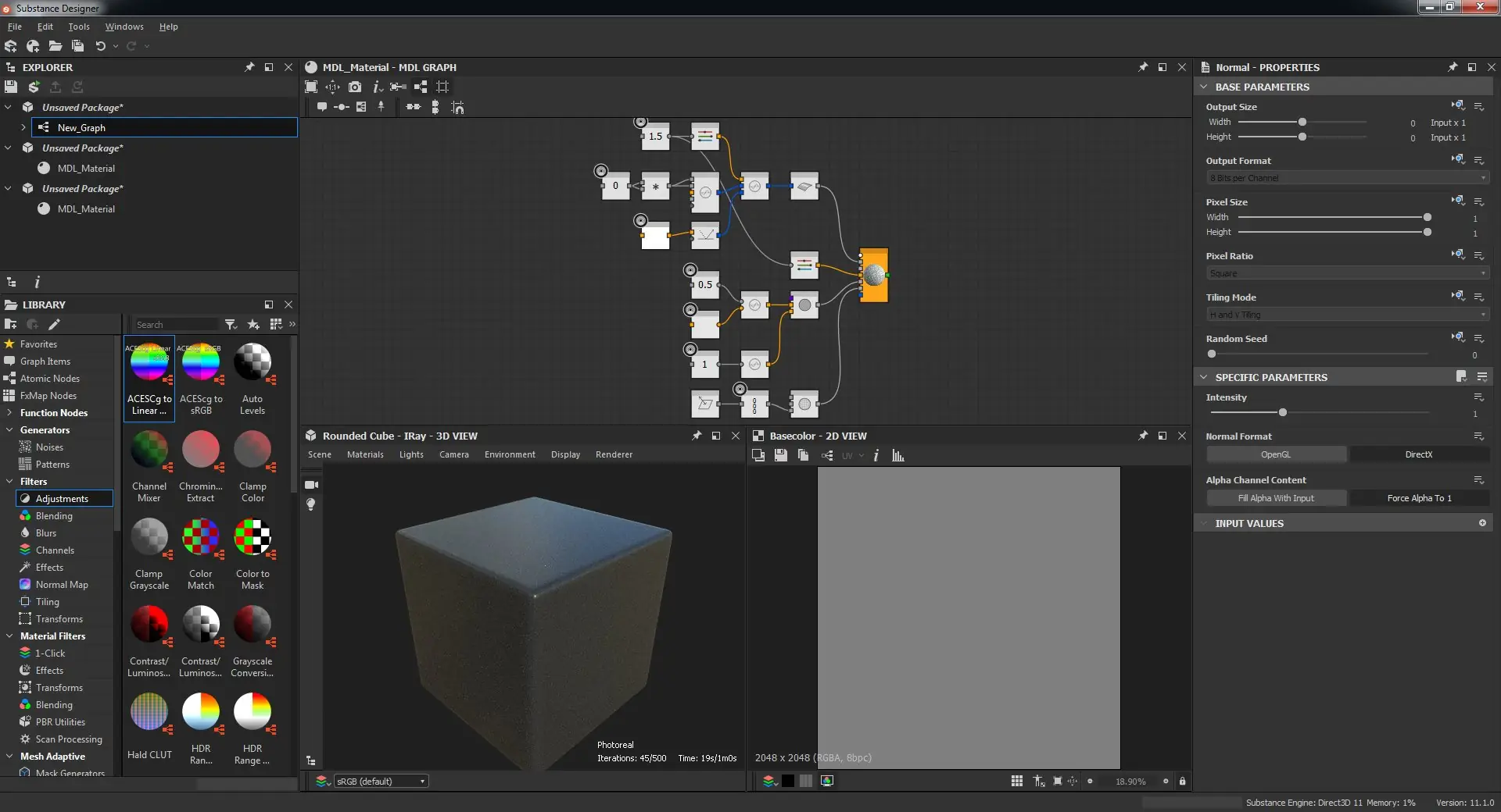Установка Substance Designer 2021.1.0 (11.1.0) Build 4374 [Multi]