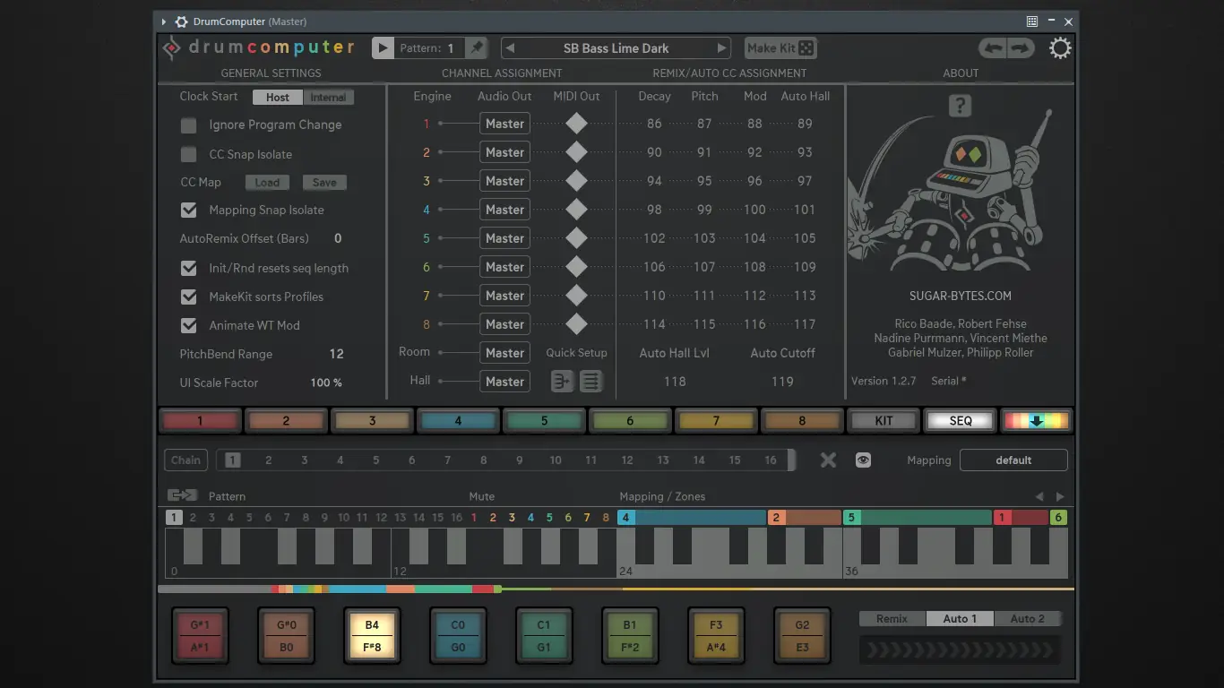 Установка Sugar Bytes - DrumComputer 1.2.7 VSTi, VSTi 3 (X64) [En]