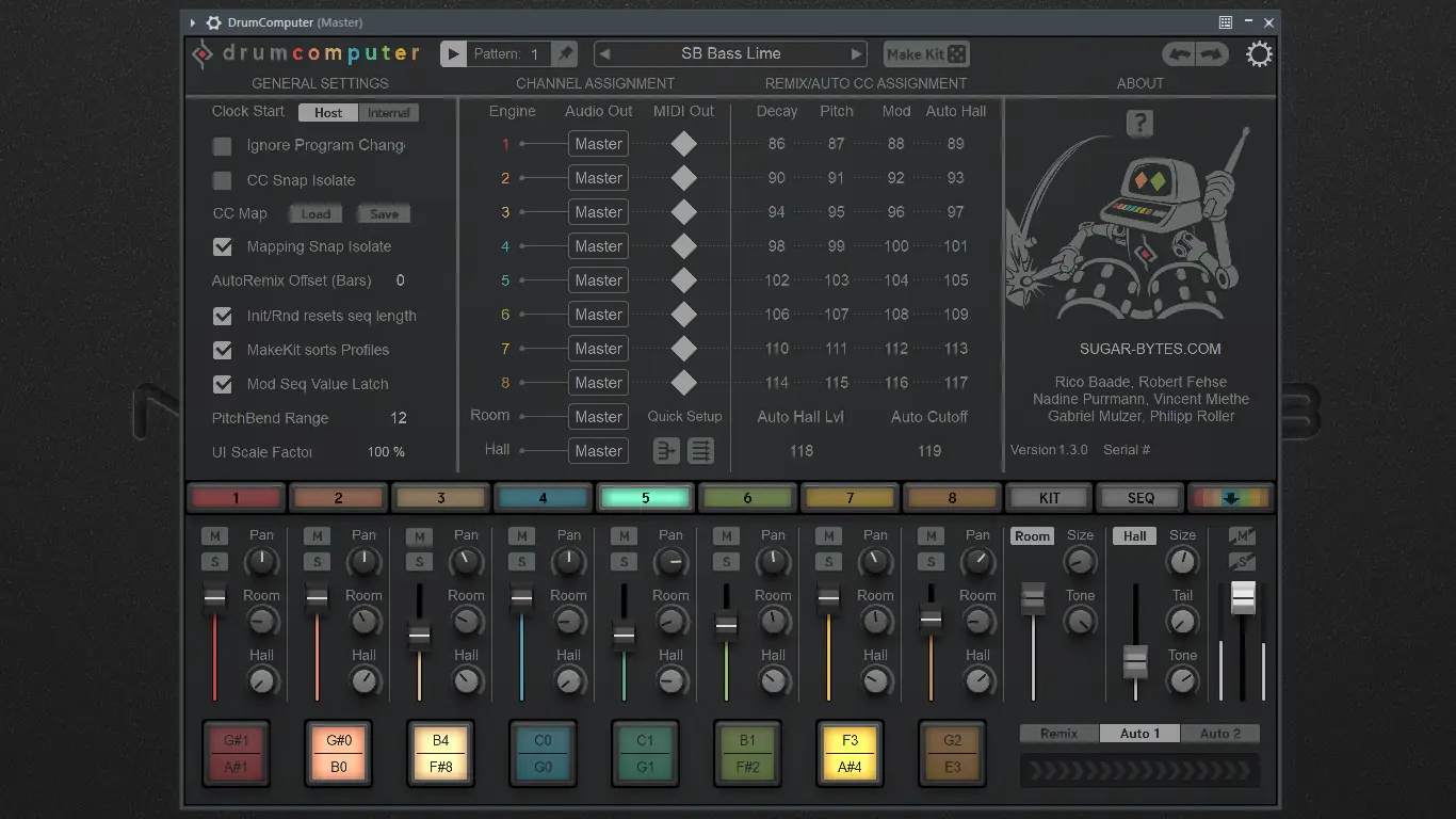 Установка Sugar Bytes - DrumComputer 1.3.0 Standalone, VSTi, VSTi 3, AAX RePack by TCD [En]