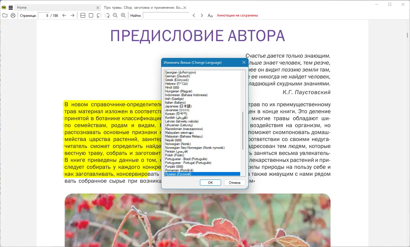 Установка Sumatra PDF 3.5.15252 (x64) Pre-release + Portable [Multi Ru]