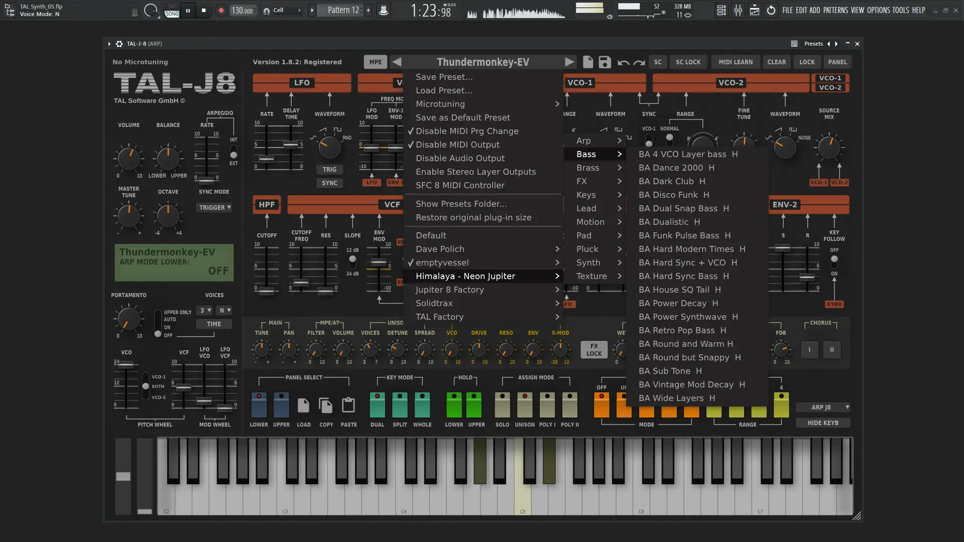 Установка Togu Audio Line - TAL-J-8 1.8.2 VSTi, VSTi 3, AAX, CLAP (x64) [En]