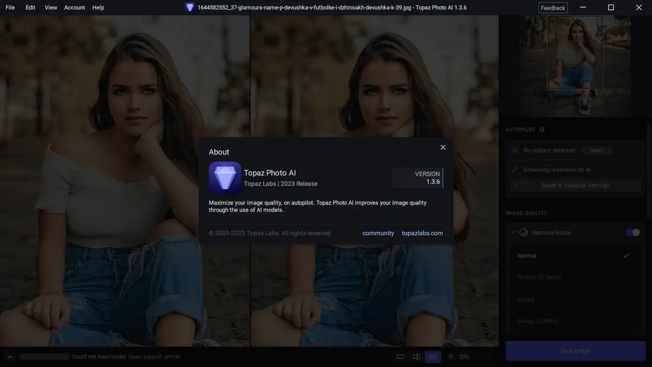 Установка Topaz Photo AI 1.3.6 (x64) RePack by KpoJIuK [En]
