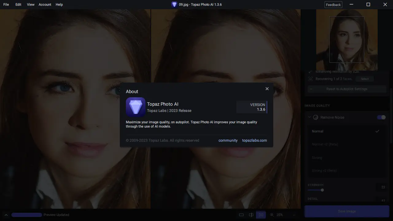 Установка Topaz Photo AI 1.3.6 RePack (& Portable) by elchupacabra [En]