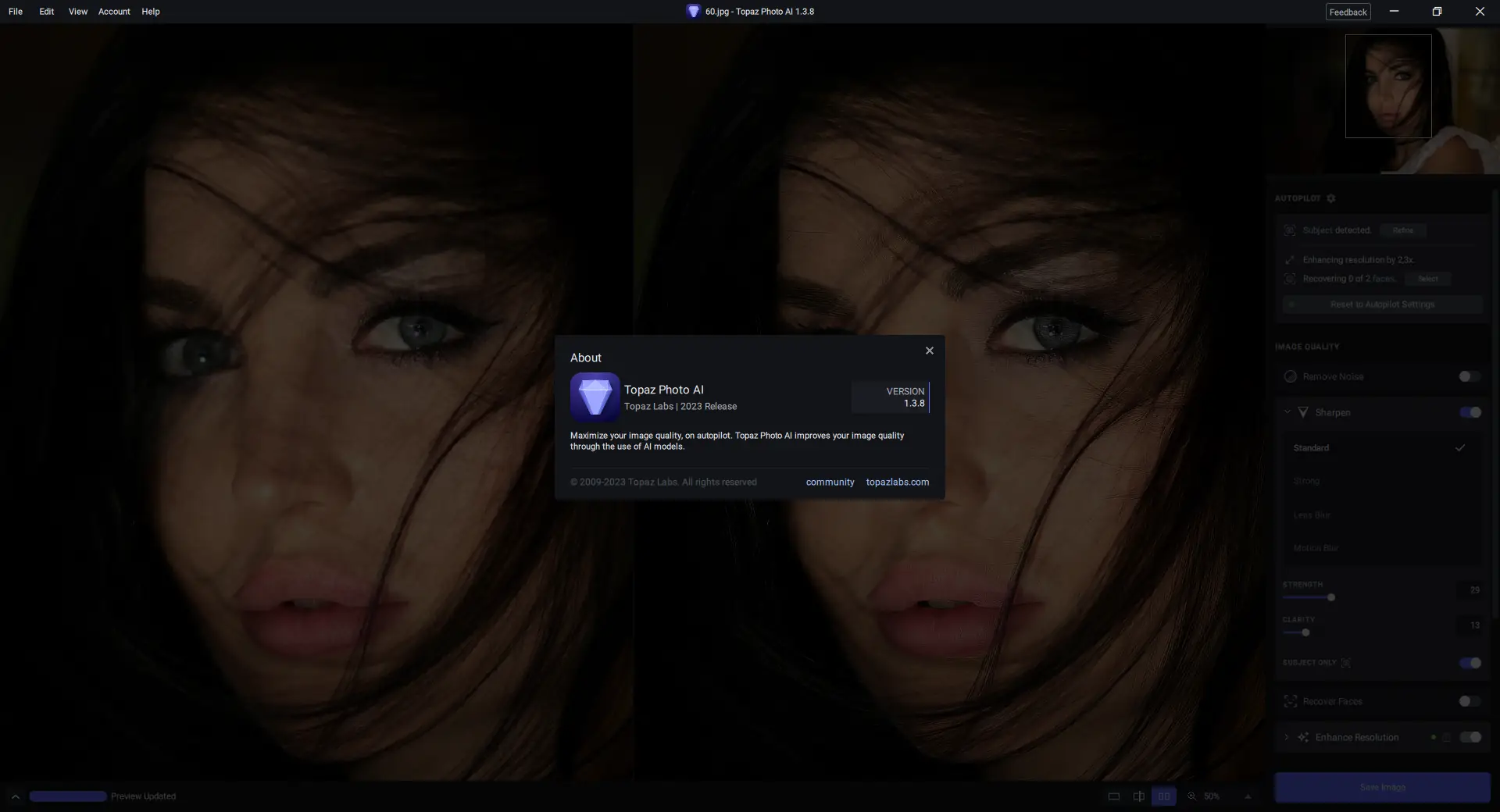 Установка Topaz Photo AI 1.3.8 RePack (& Portable) by TryRooM [En]