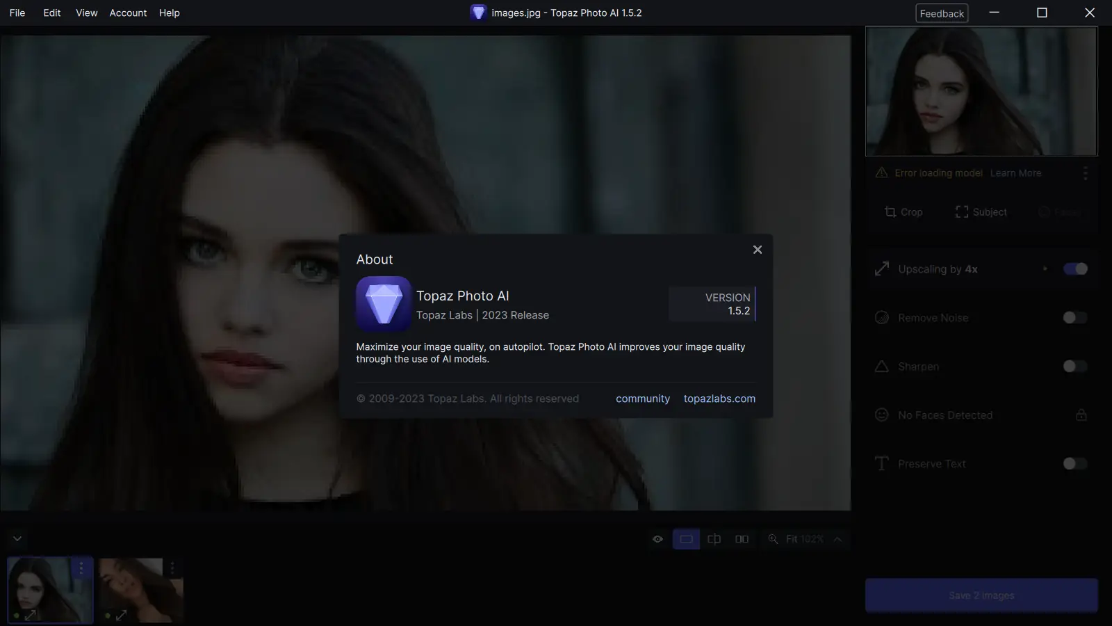 Установка Topaz Photo AI 1.5.2 (x64) RePack by KpoJIuK [En]