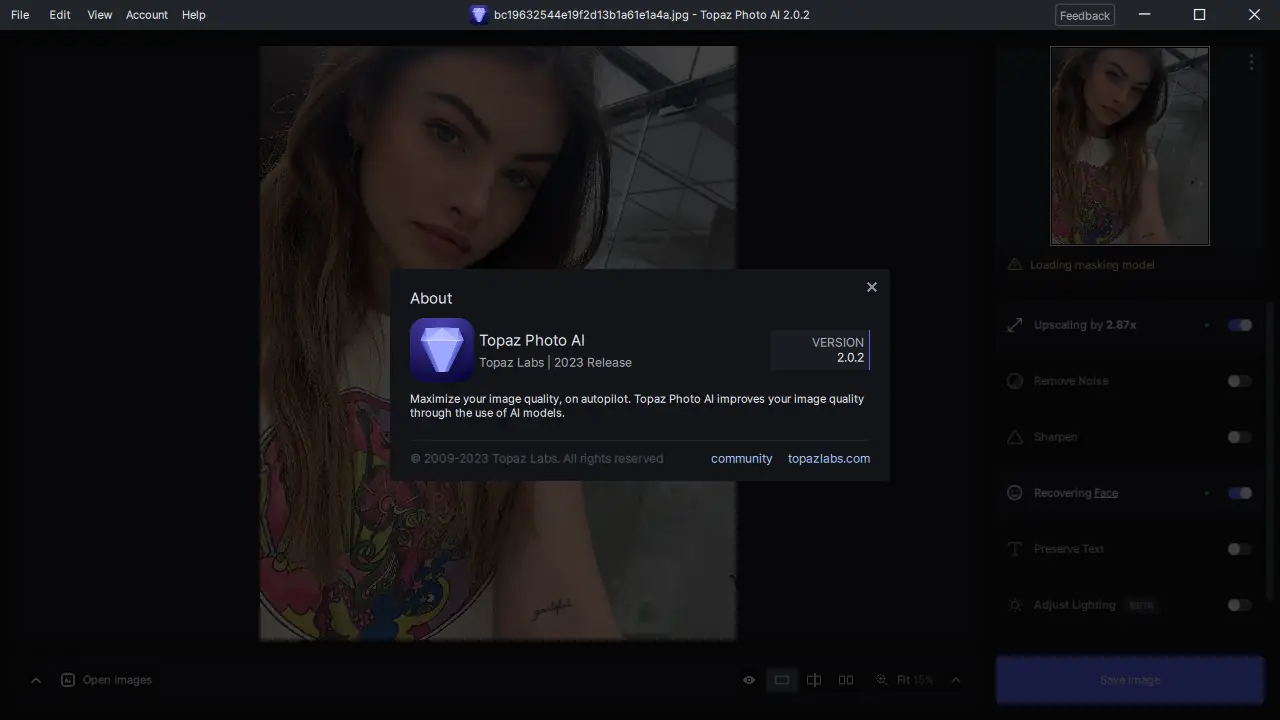 Установка Topaz Photo AI 2.0.2 (x64) RePack by KpoJIuK [En]