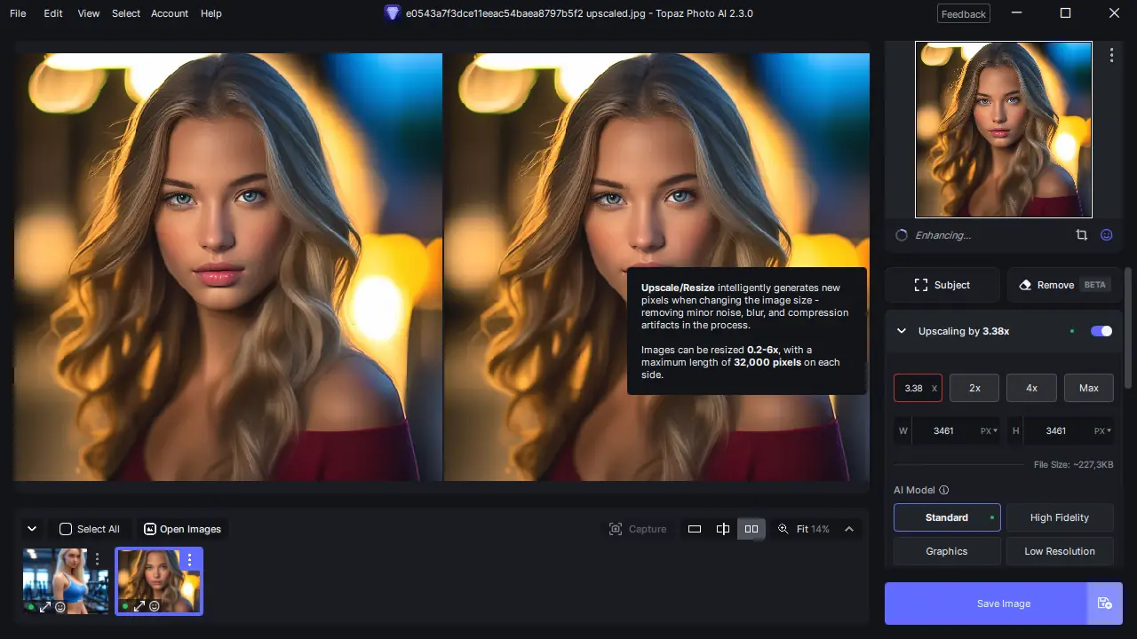 Установка Topaz Photo AI 2.3.0 (x64) RePack by KpoJIuK [En]
