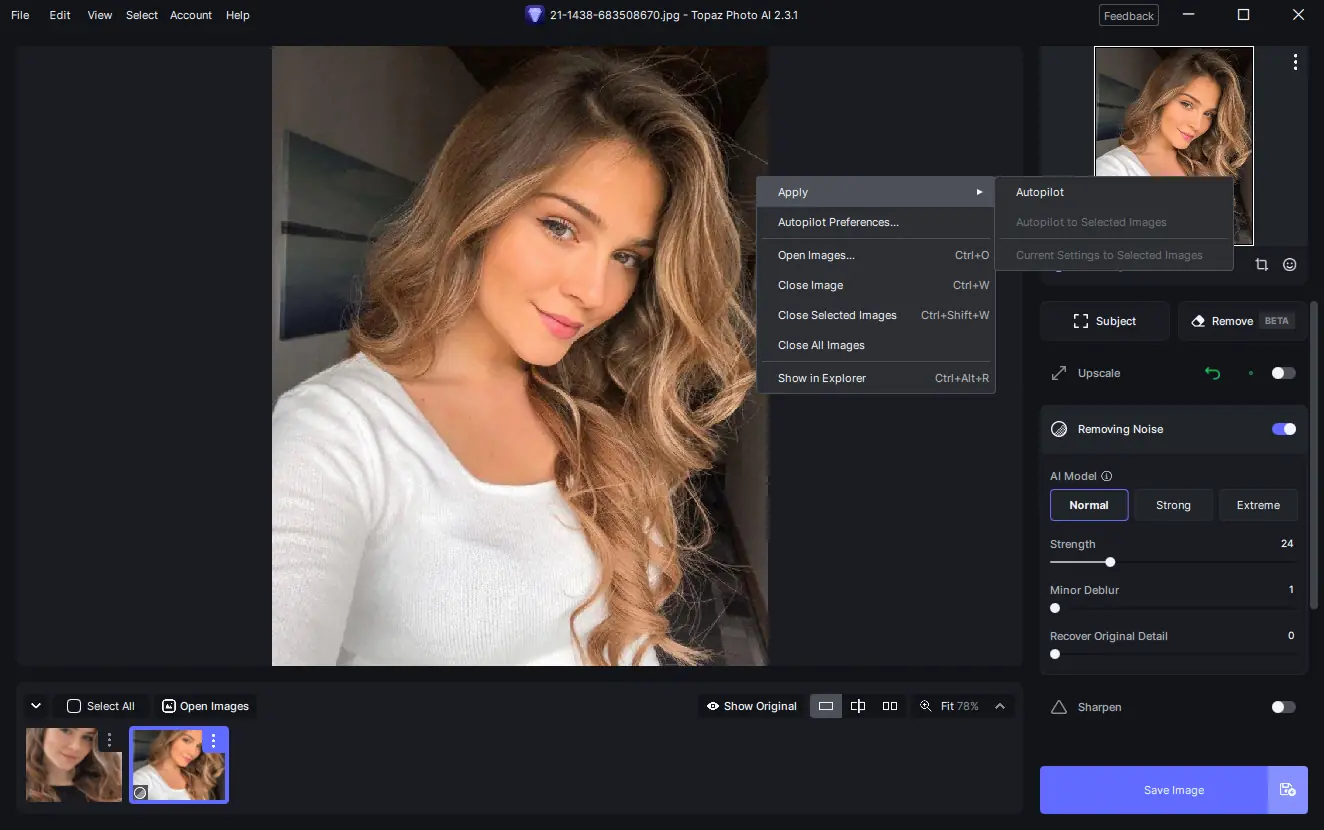 Установка Topaz Photo AI 2.3.1 (x64) RePack by KpoJIuK [En]