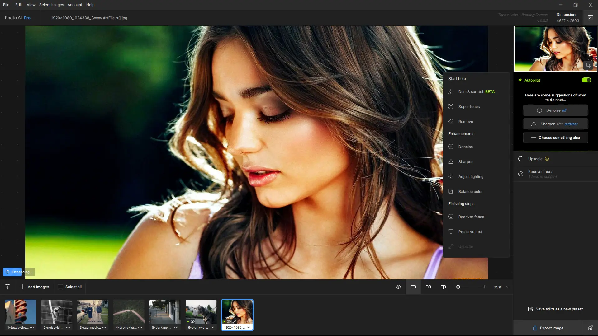 Установка Topaz Photo AI Pro 4.0.2 RePack by KpoJIuK [En]