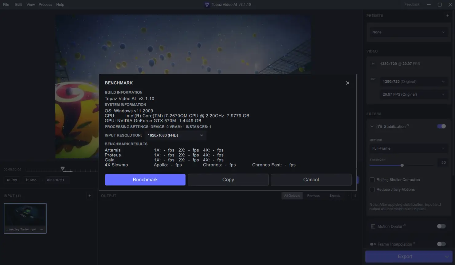 Установка Topaz Video AI 3.1.10 (x64) Portable by 7997 [En]