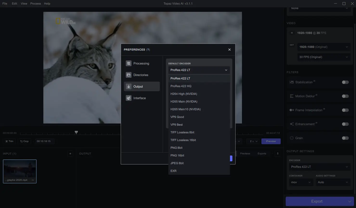 Установка Topaz Video AI 3.1.1 (x64) Portable by 7997 [En]