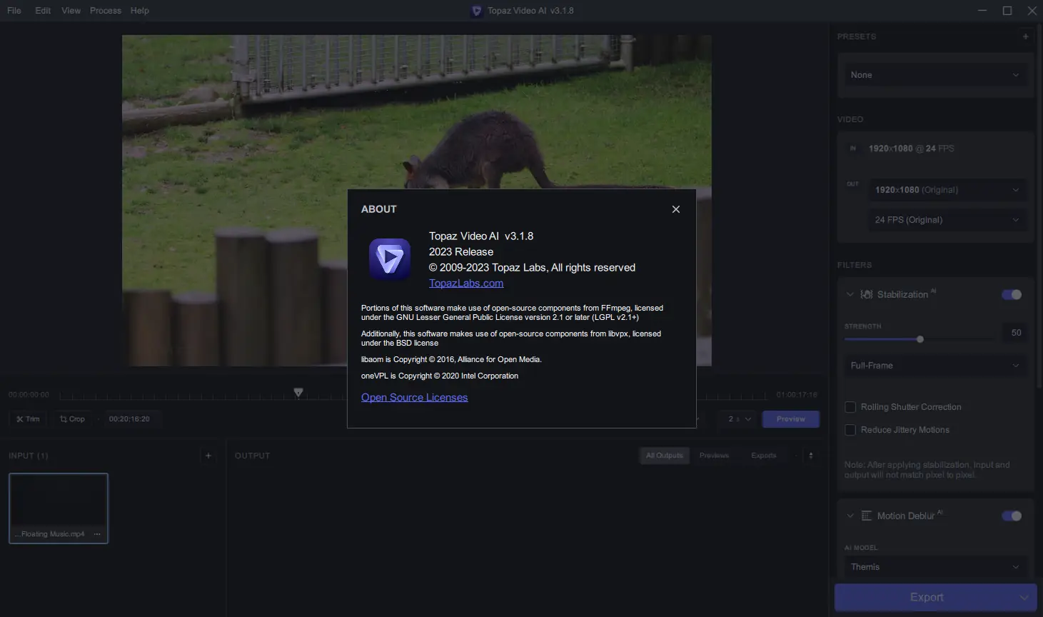Установка Topaz Video AI 3.1.8 (x64) RePack by KpoJIuK [En]