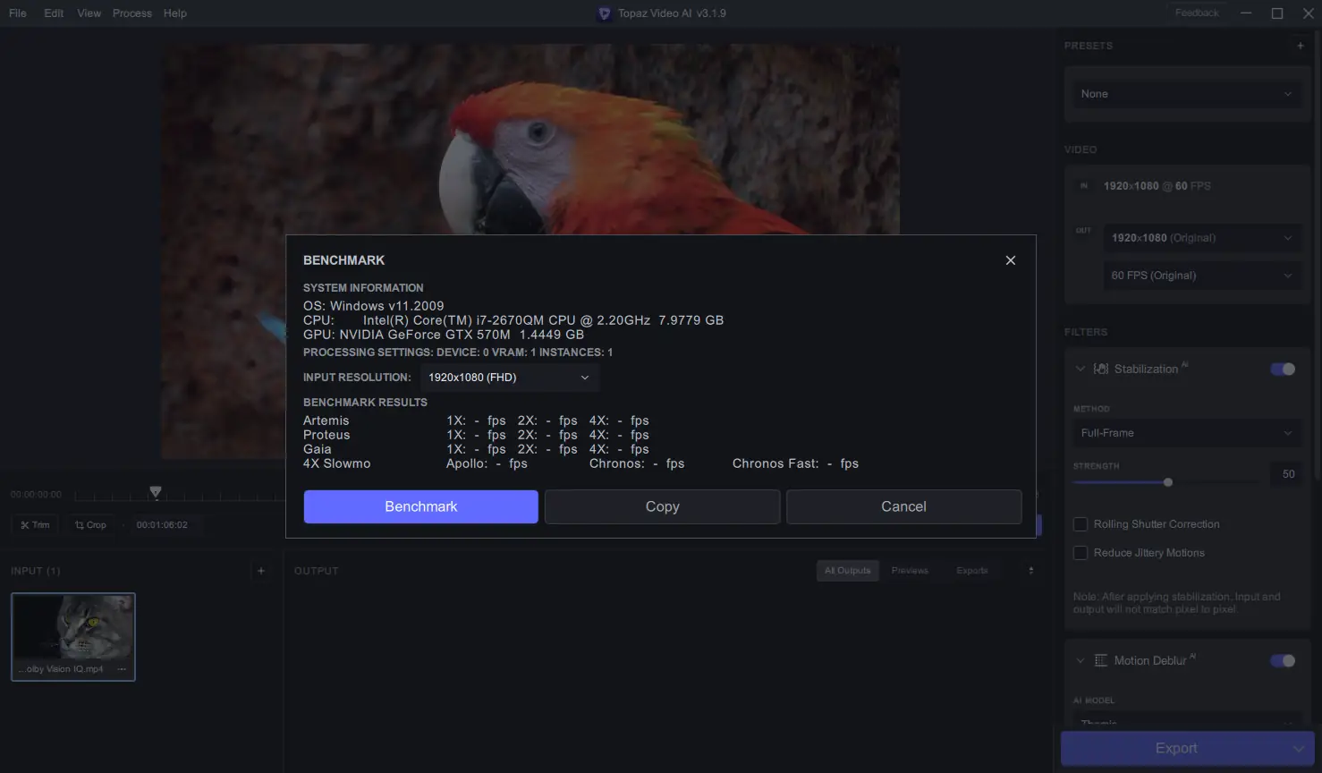Установка Topaz Video AI 3.1.9 (x64) Portable by 7997 [En]