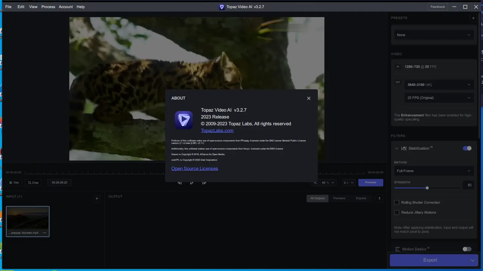 Установка Topaz Video AI 3.2.7 (x64) RePack by KpoJIuK [En]
