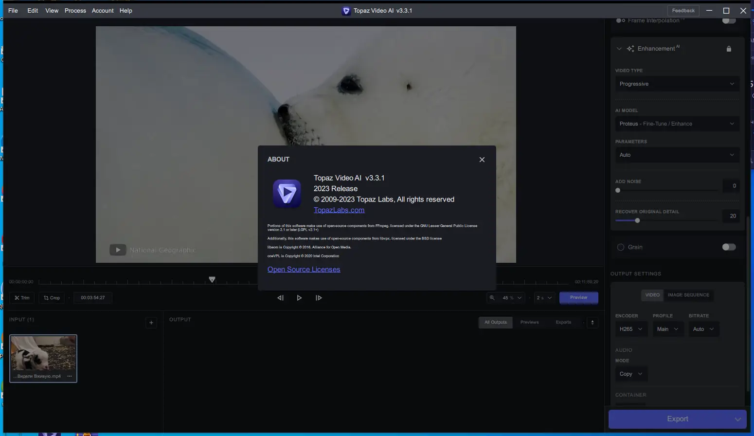 Установка Topaz Video AI 3.3.1 (x64) RePack by KpoJIuK [En]