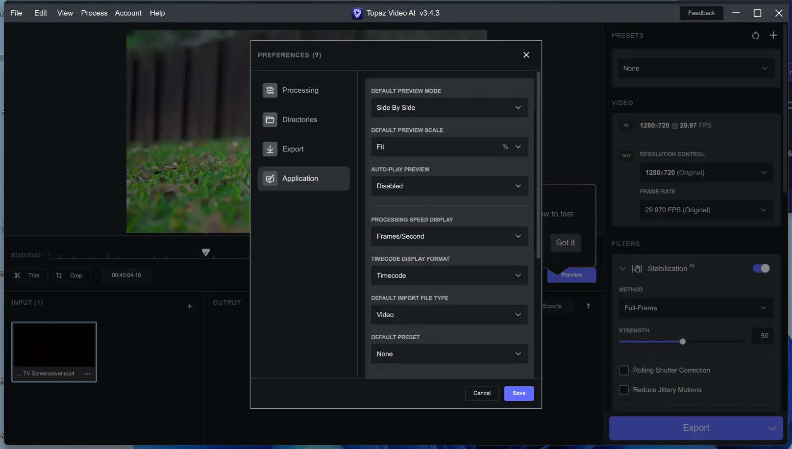 Установка Topaz Video AI 3.4.3 (x64) Portable by 7997 [En]