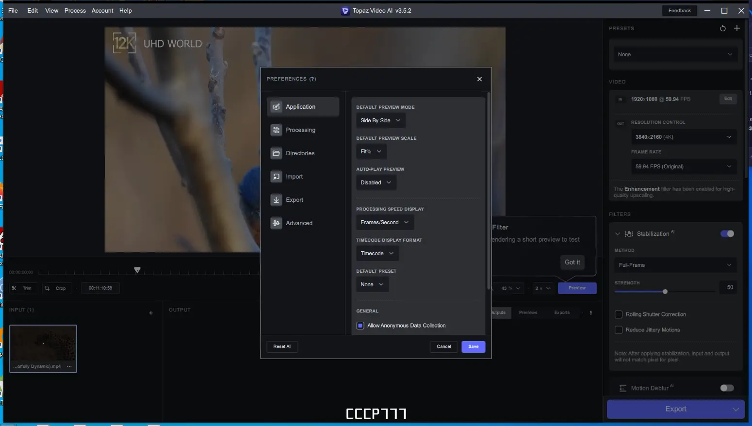 Установка Topaz Video AI 3.5.2 (x64) RePack by KpoJIuK [En]