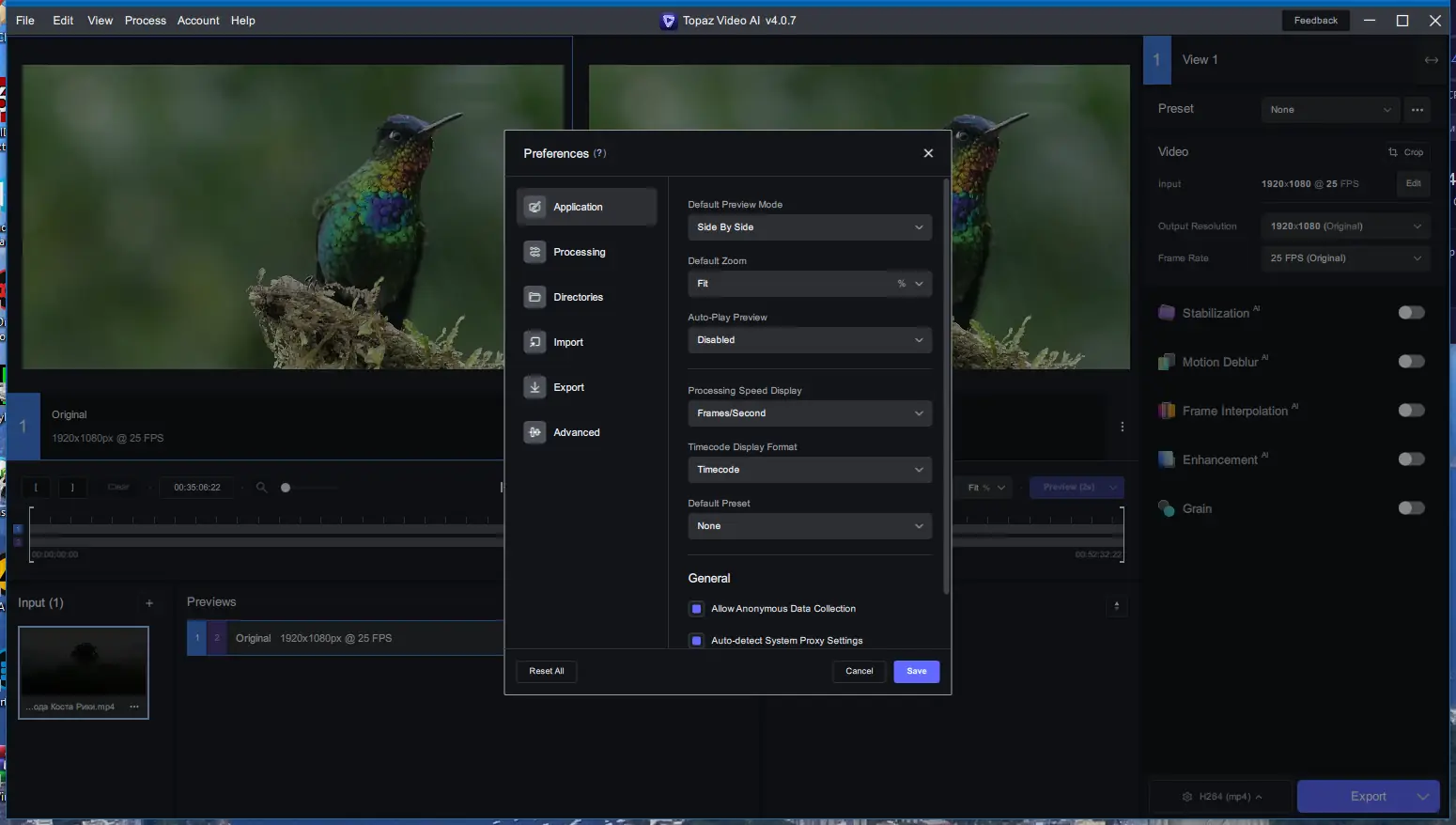 Установка Topaz Video AI 4.0.7 (x64) RePack by KpoJIuK [En]