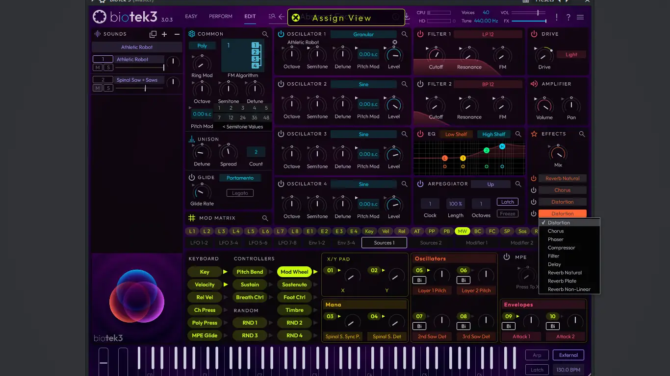 Установка Tracktion Software - BioTek 3 3.0.3 VSTi 3, AAX (x64) + Content [En]
