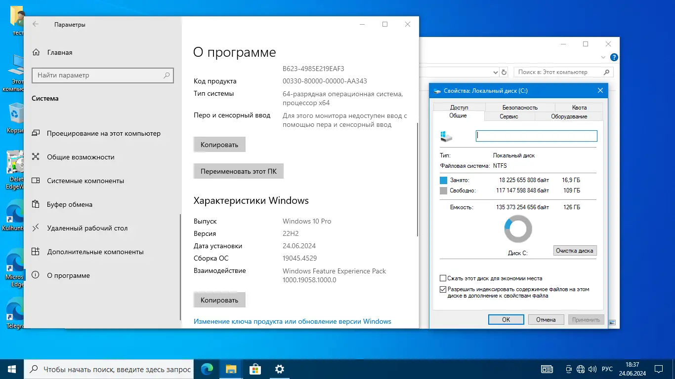 Установка Windows 10 (v22h2) x64 HSL PRO by KulHunter v19 (esd) [Ru]