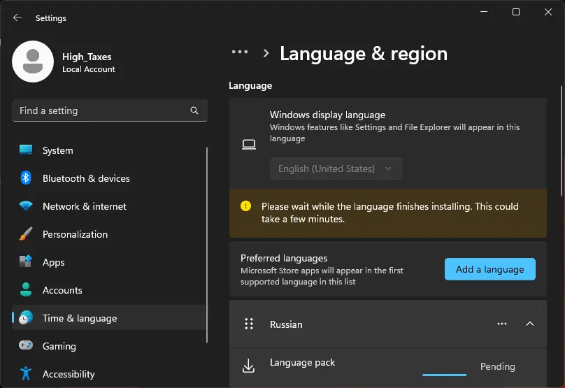 Установка Windows 11 Pro 22H2 Build 22621.2134 x64 ReviOS (23.08.2023) [En]