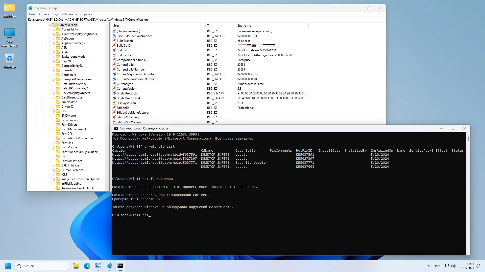 Установка Windows 11 Pro 23H2 22631.3593 x64 by SanLex [Gaming Edition] [Ru-En] (2024.05.21)