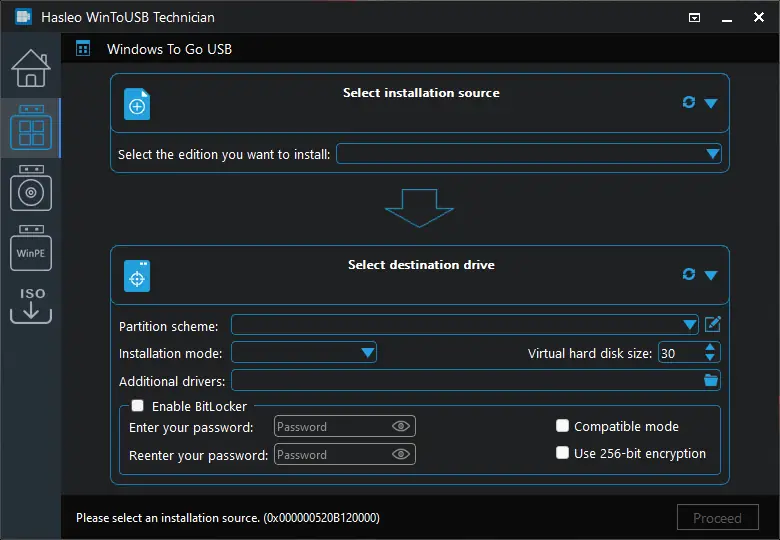 Установка WinToUSB Technician 7.1 Portable by FC Portables [Multi]