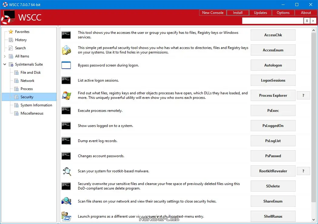 Установка WSCC (Windows System Control Center) 7.0.0.7 + Portable [En]