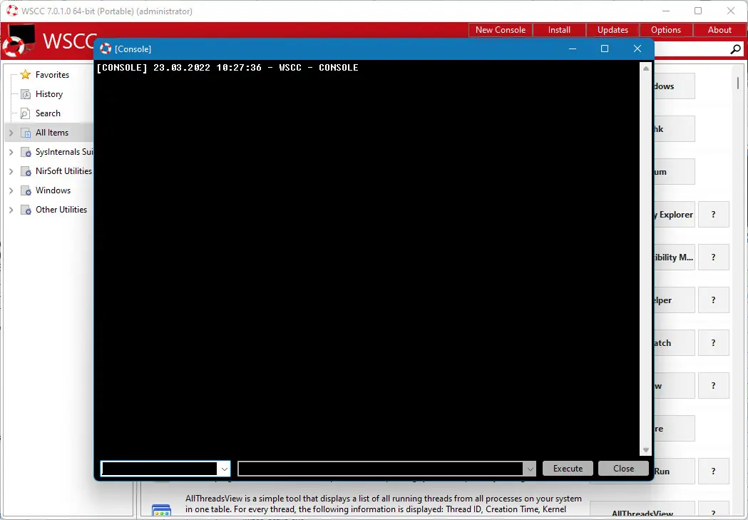 Установка WSCC (Windows System Control Center) 7.0.1.0 + Portable [En]