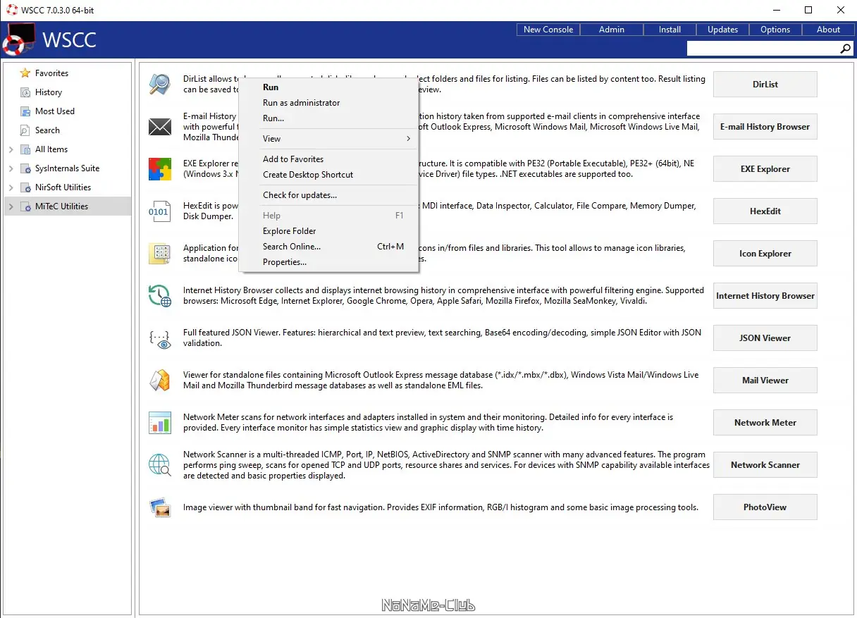 Установка WSCC (Windows System Control Center) 7.0.3.0 + Portable [En]