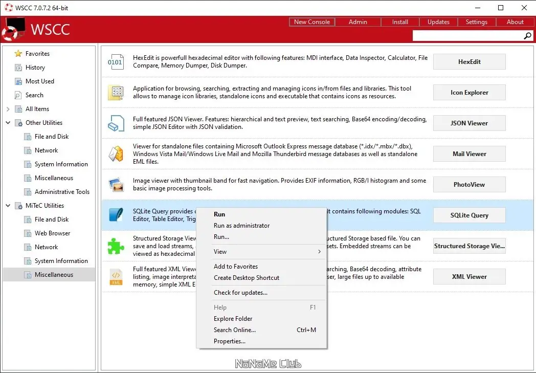 Установка WSCC (Windows System Control Center) 7.0.7.2 + Portable [En]