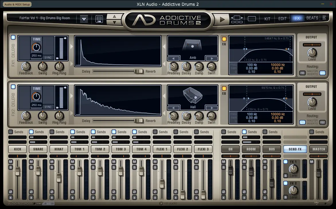 Установка XLN Audio - Addictive Drums 2 Complete 2.2.5.6 STANDALONE, VSTi, AAX (x64) [En]