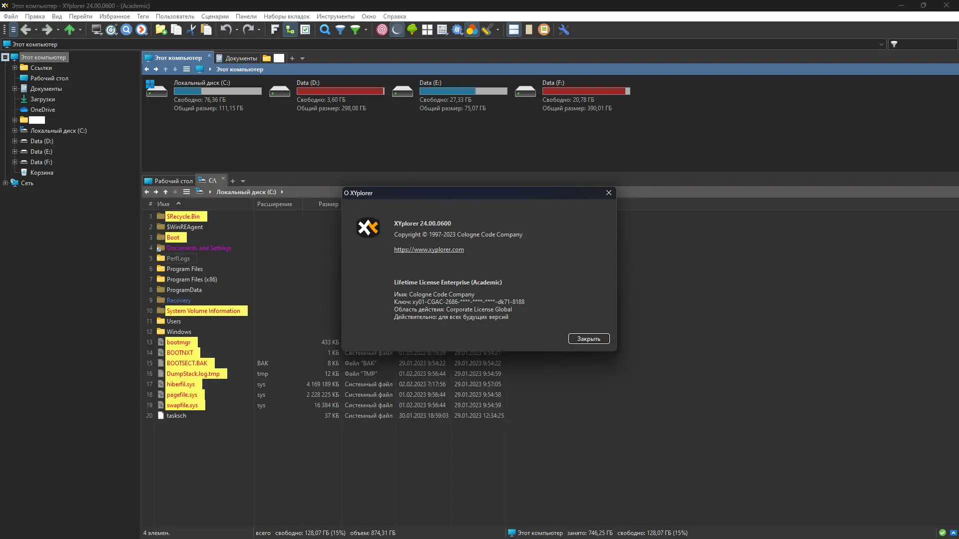 Установка XYplorer 24.00.0600 RePack (& Portable) by elchupacabra [Multi Ru]