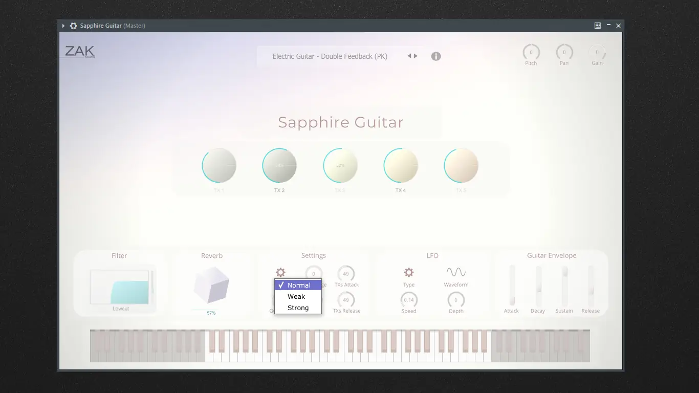 Установка ZAK Sound - Sapphire Guitar 1.0 VSTi 3 (x64) [En]